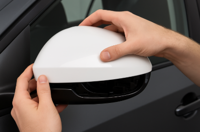 How to fit a painted mirror cover to your vehicle – Step-by-step guide