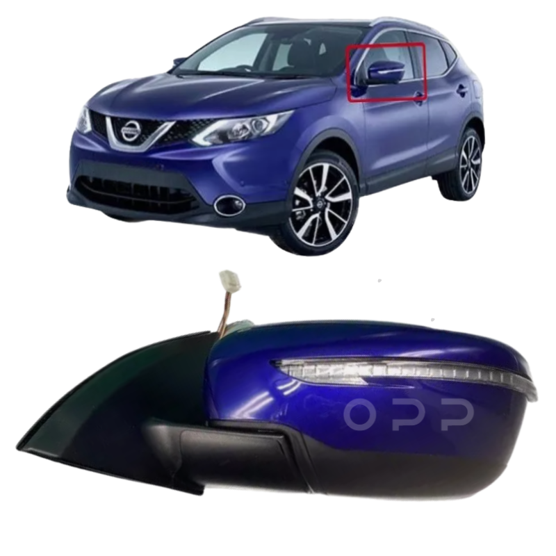 Nissan Qashqai J11 2014-2021 Wing Mirror Complete Painted Ink Blue Electric