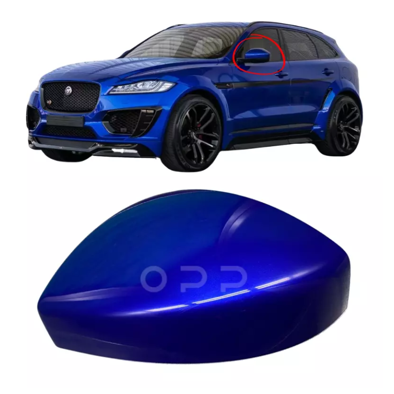 Jaguar F Pace 2016-2022 Door Wing Mirror Cover Painted Caesium Blue