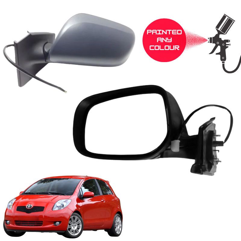Toyota Yaris 2006-2011 Door Wing Mirror Complete Painted Electric