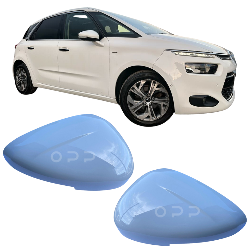 Citroen C4 Picasso 2013-2018 Door Wing Mirror Cover Painted Banguise White