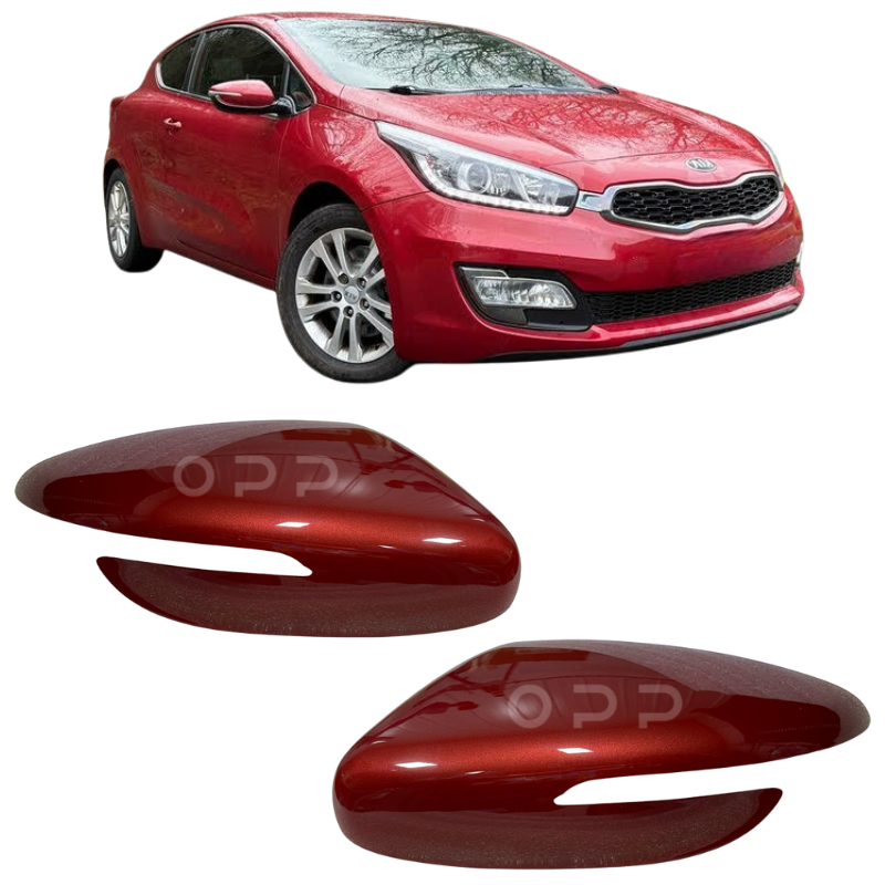 Kia Ceed 2012-2018 Door Wing Mirror Cover Painted Red