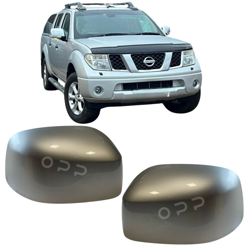 Nissan Navara 2008-2016 Door Wing Mirror Cover Painted Silver