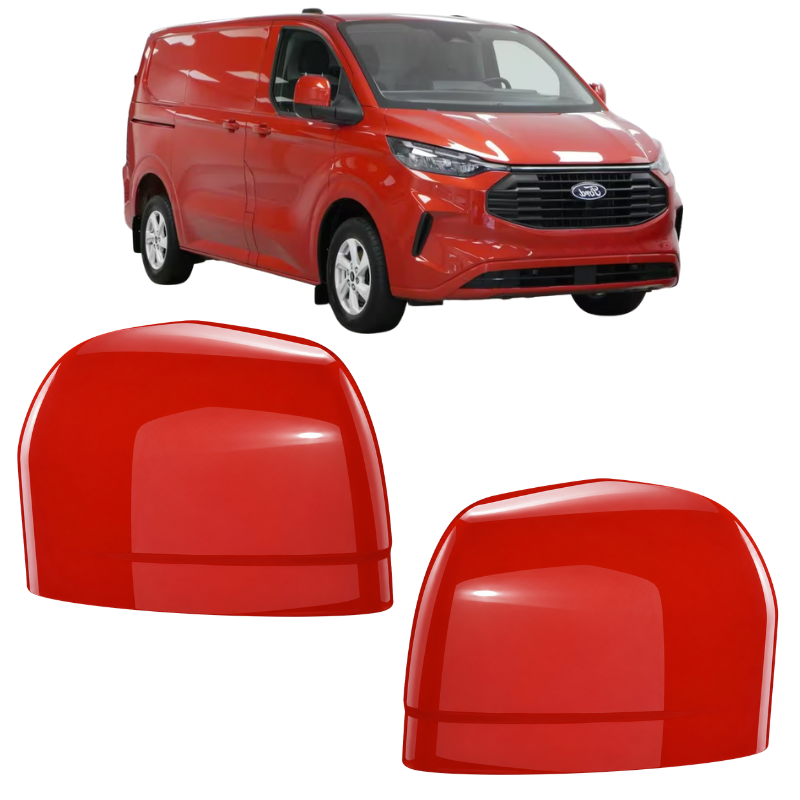 Ford Transit Custom 2023- Door Wing Mirror Cover Painted Artisan Red