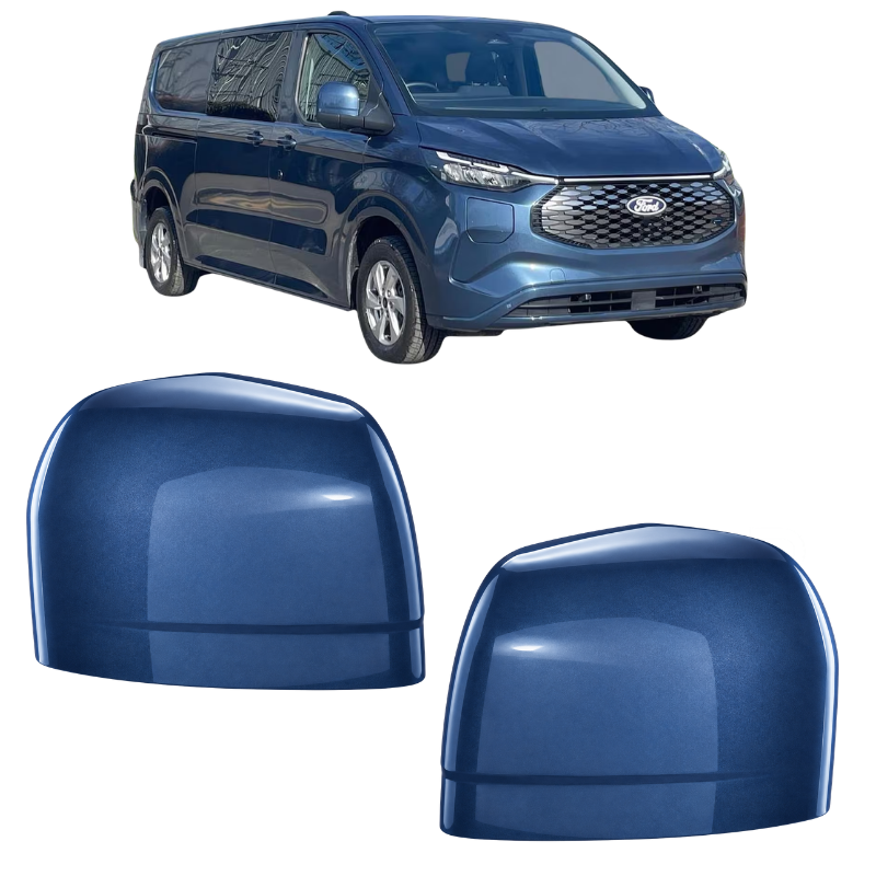 Ford Transit Custom 2023- Door Wing Mirror Cover Painted Blue Metallic