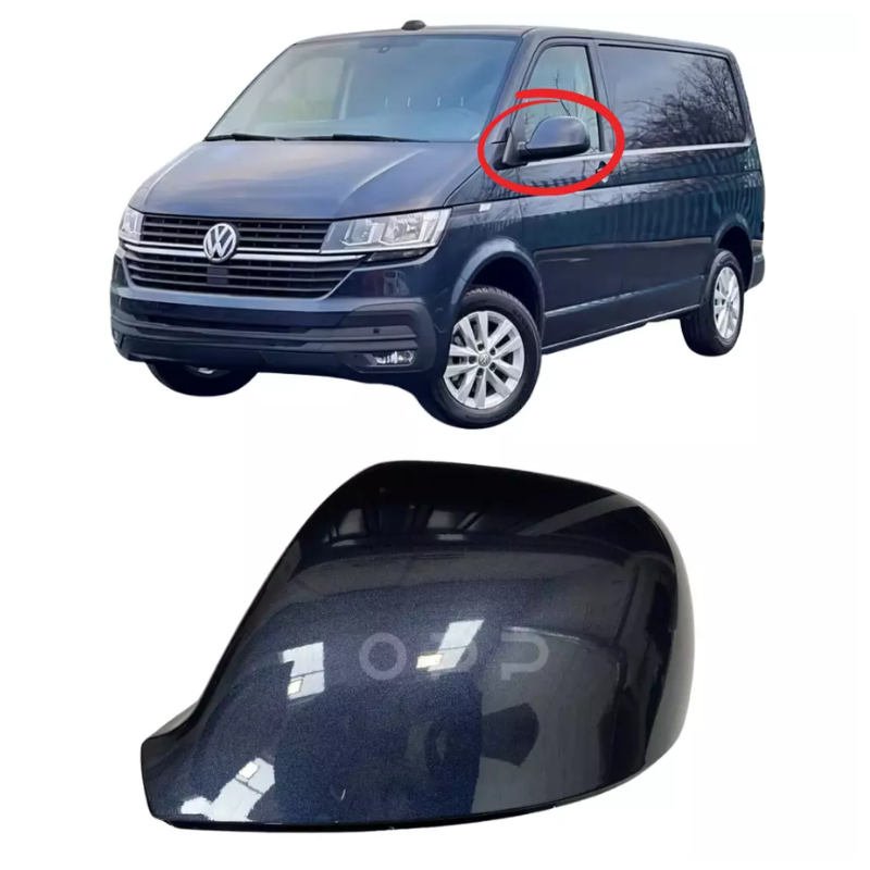 VW T6 T6.1 Transporter 2016-2024 Door Wing Mirror Cover Painted Starlight Blue LT5U