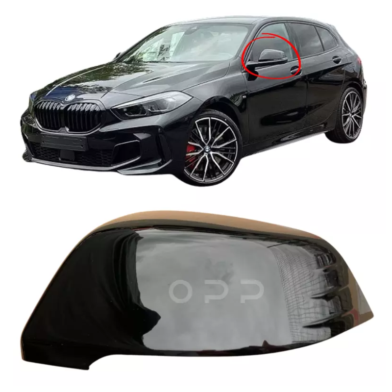 BMW 1 Series F40 2019- Door Wing Mirror Cover Painted Sapphire Black 475