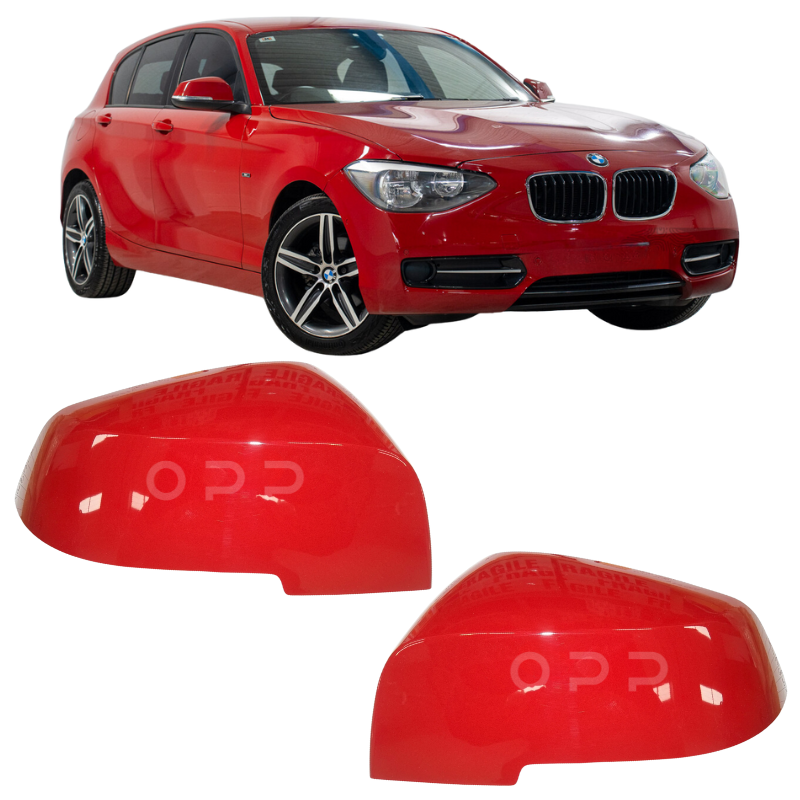 BMW 1 Series F20 F21 2010-2019 Door Wing Mirror Cover Painted Crimson Red A61