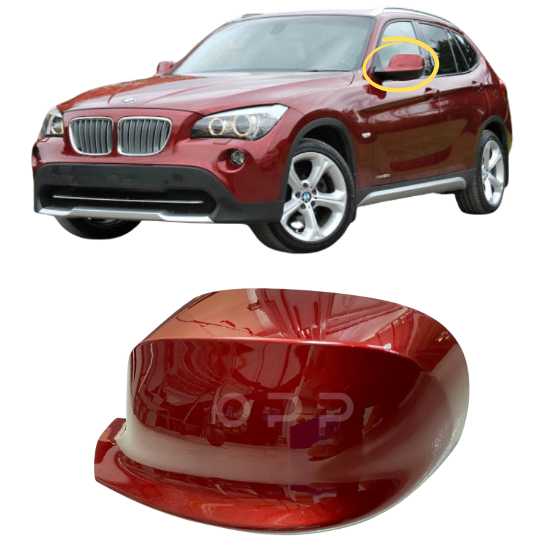BMW X1 E84 2009-2012 Door Wing Mirror Cover Painted Vermillion Red