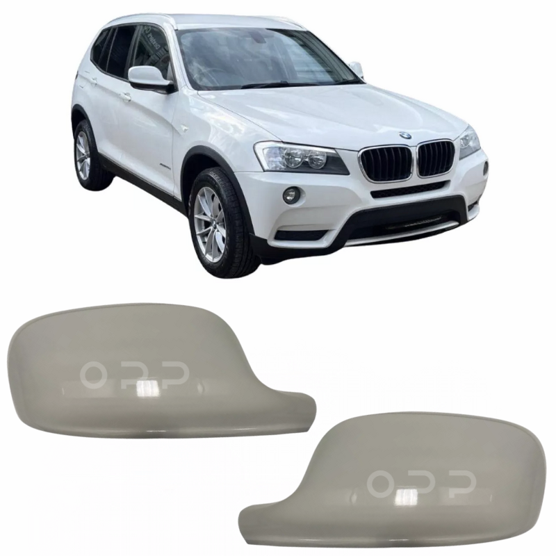 BMW X3 F25 2010-2014 Door Wing Mirror Cover Painted Alpine White 300