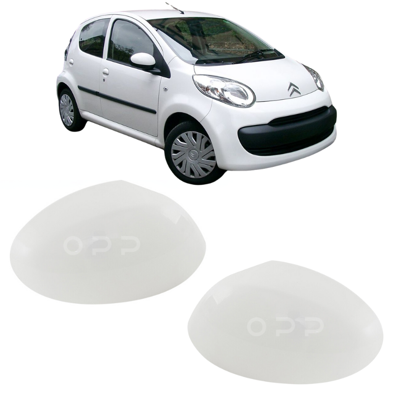 Citroen C1 2005-2014 Door Wing Mirror Cover Painted Bianco White EWP