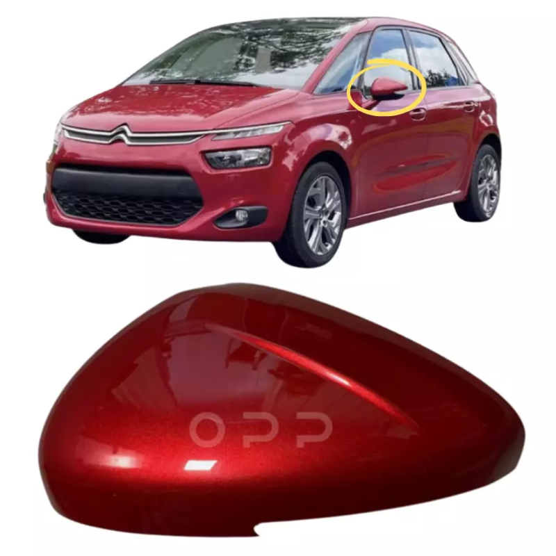Citroen C4 Picasso 2013-2018 Door Wing Mirror Cover Painted Ruby Red