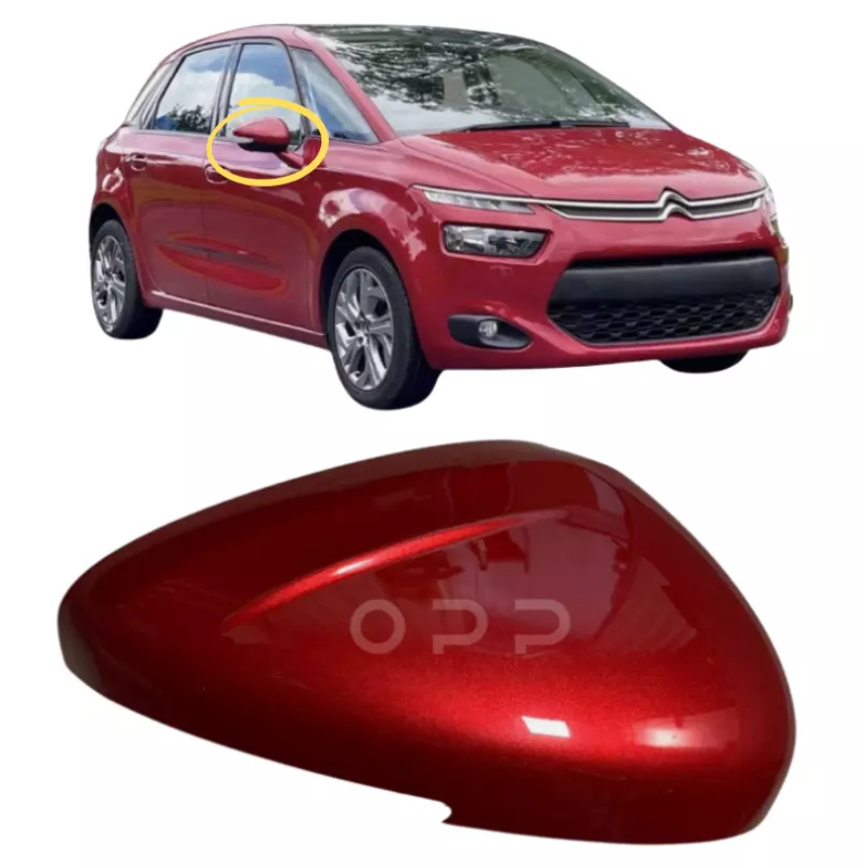 Citroen C4 Picasso 2013-2018 Door Wing Mirror Cover Painted Ruby Red