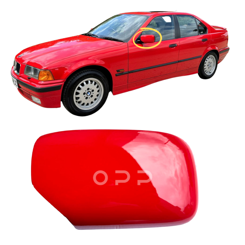 BMW 3 Series E36 1992-2001 Door Wing Mirror Cover Painted Hellrot Red 314