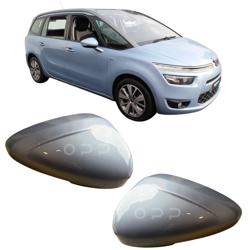 Citroen C4 Picasso 2013-2018 Door Wing Mirror Cover Painted Blue Teles EHH