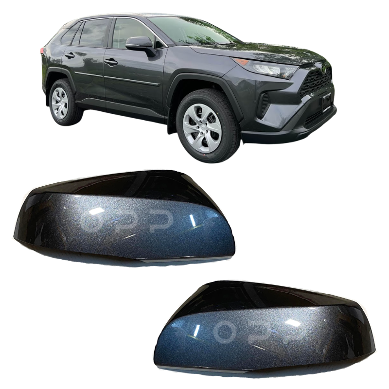 Toyota RAV4 2018-2023 Door Wing Mirror Cover Painted Metallic Grey
