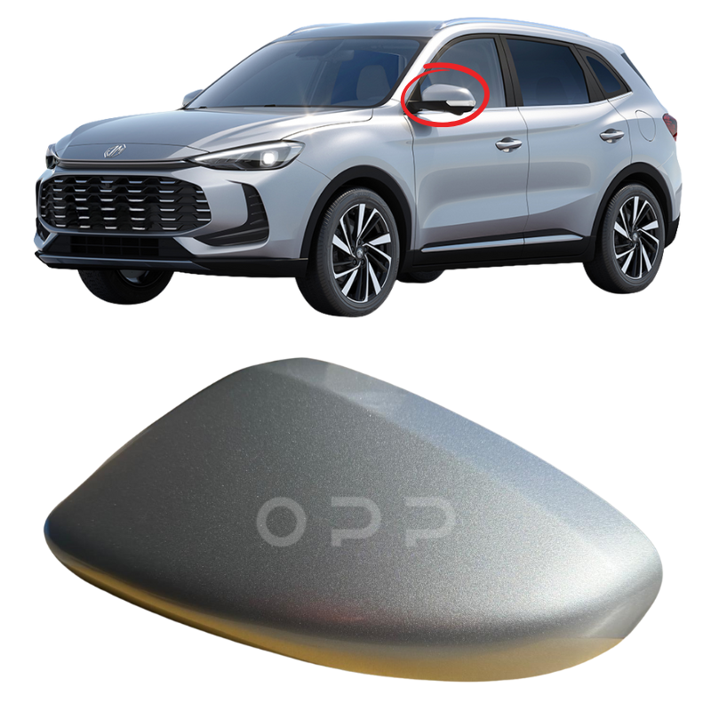 MG ZS 2017-2025 Door Wing Mirror Cover Painted Medal Silver SSA