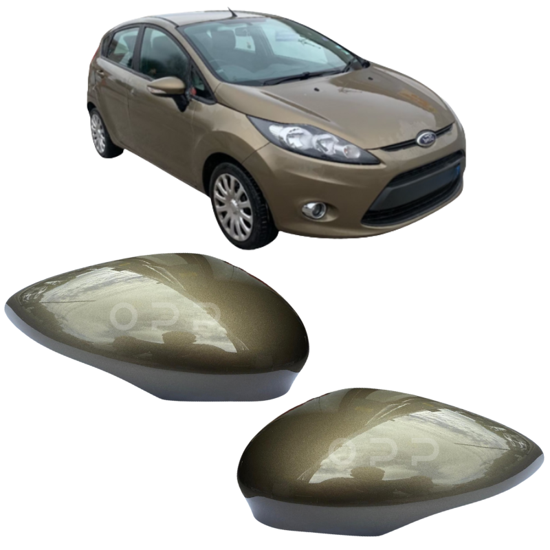Ford Fiesta 2008-2017 Door Wing Mirror Cover Painted Fashionista Brown