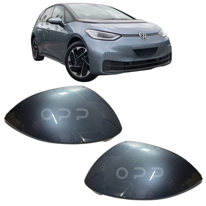 VW ID3 2020- Door Wing Mirror Cover Painted Stone Washed Blue LD5H
