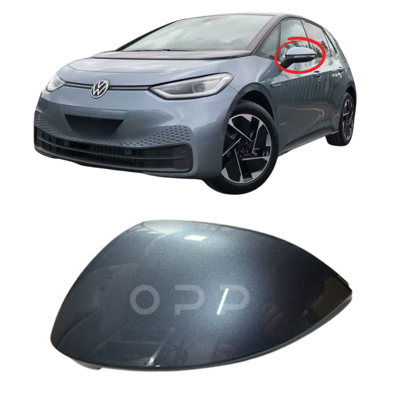 VW ID3 2020- Door Wing Mirror Cover Painted Stone Washed Blue LD5H