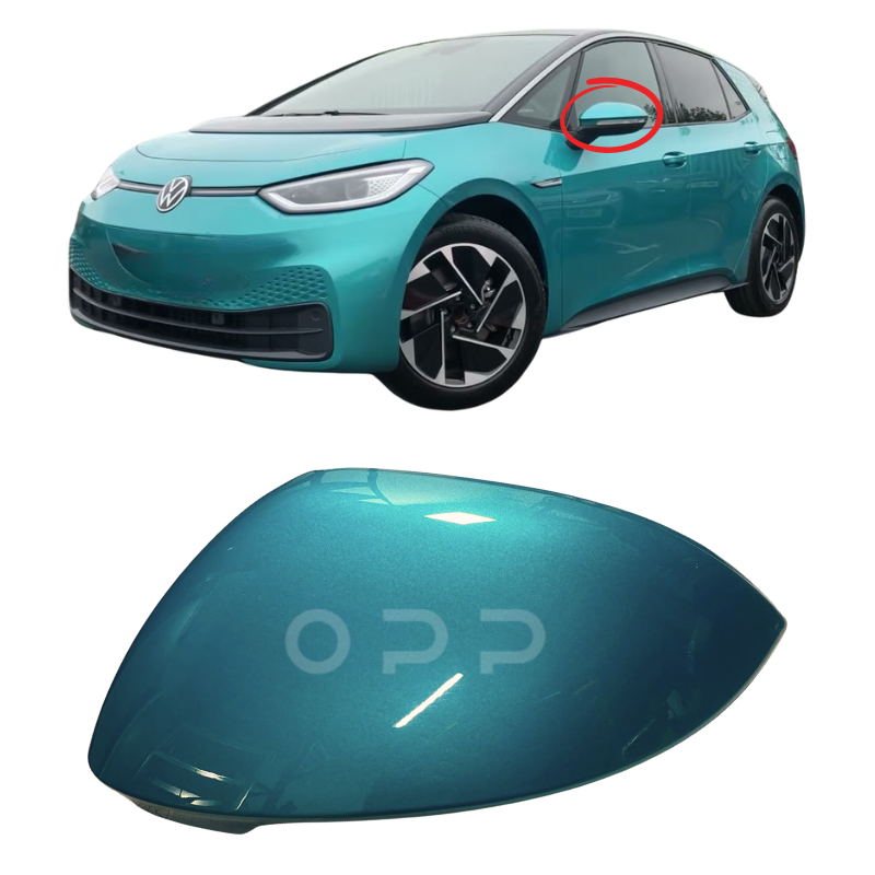 VW ID3 2020- Door Wing Mirror Cover Painted Makena Turquoise LC6L