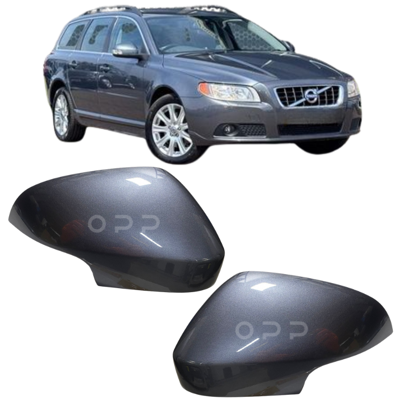 Volvo V70 Estate 2007-2010 Door Wing Mirror Cover Painted Saville Grey