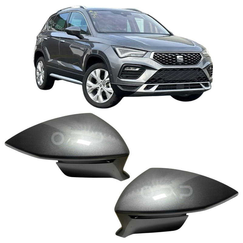 Seat Ateca 2016- Door Wing Mirror Cover Painted Metallic Grey