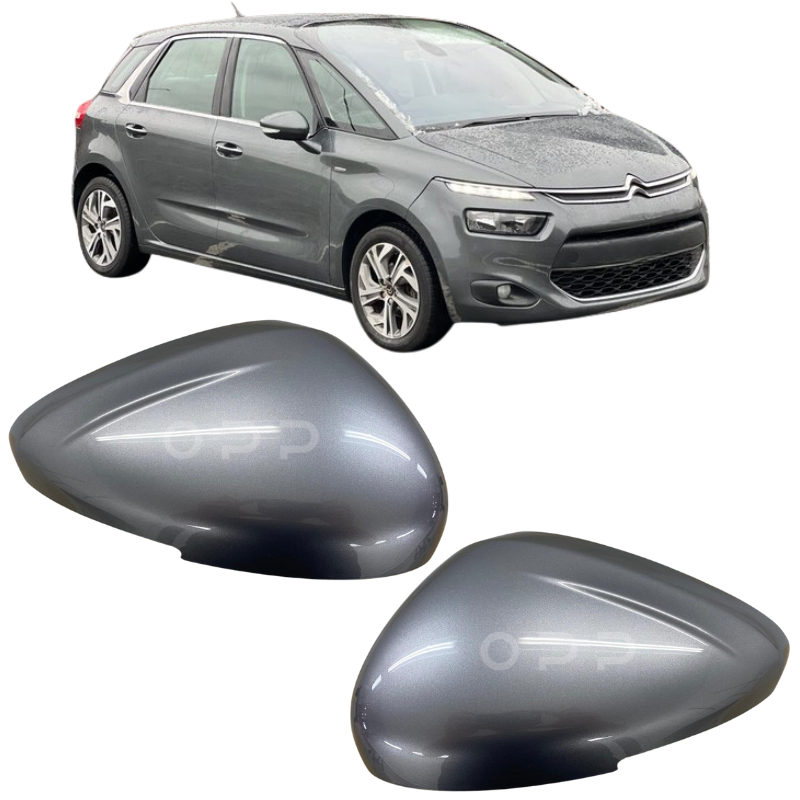 Citroen C4 Picasso 2013-2018 Door Wing Mirror Cover Painted Grey Silver