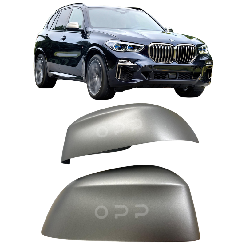 BMW X5 G05 2018- Wing Mirror Covers Painted Cerium Grey Matte Pair