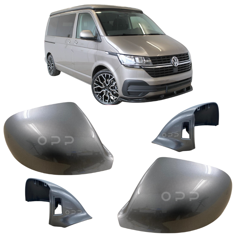 VW T6.1 Transporter 2020-2024 Door Wing Mirror Cover Painted Mojave Beige