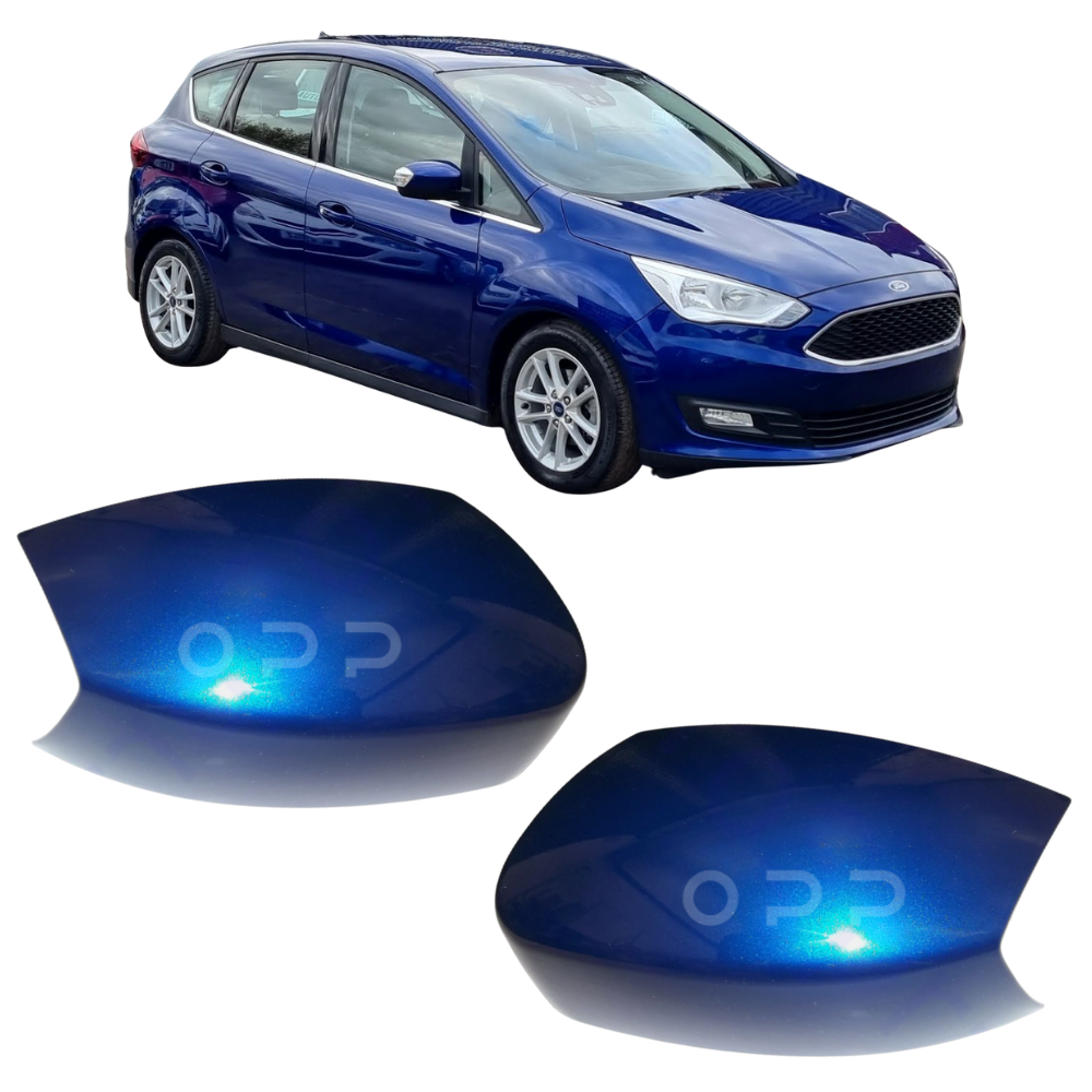 Ford C-Max 2010-2019 Door Wing Mirror Cover Painted Deep Impact Blue