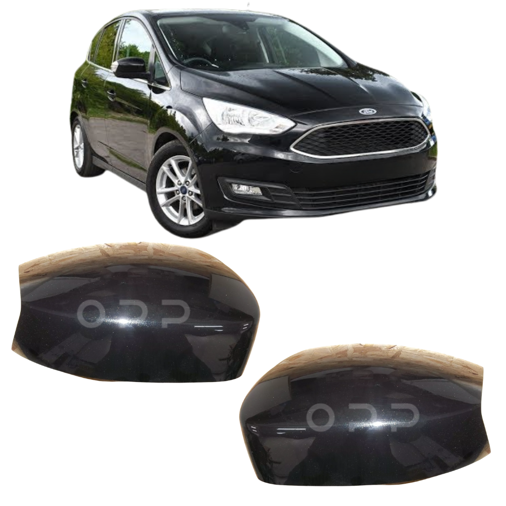 Ford C-Max 2010-2019 Door Wing Mirror Cover Painted Panther Black