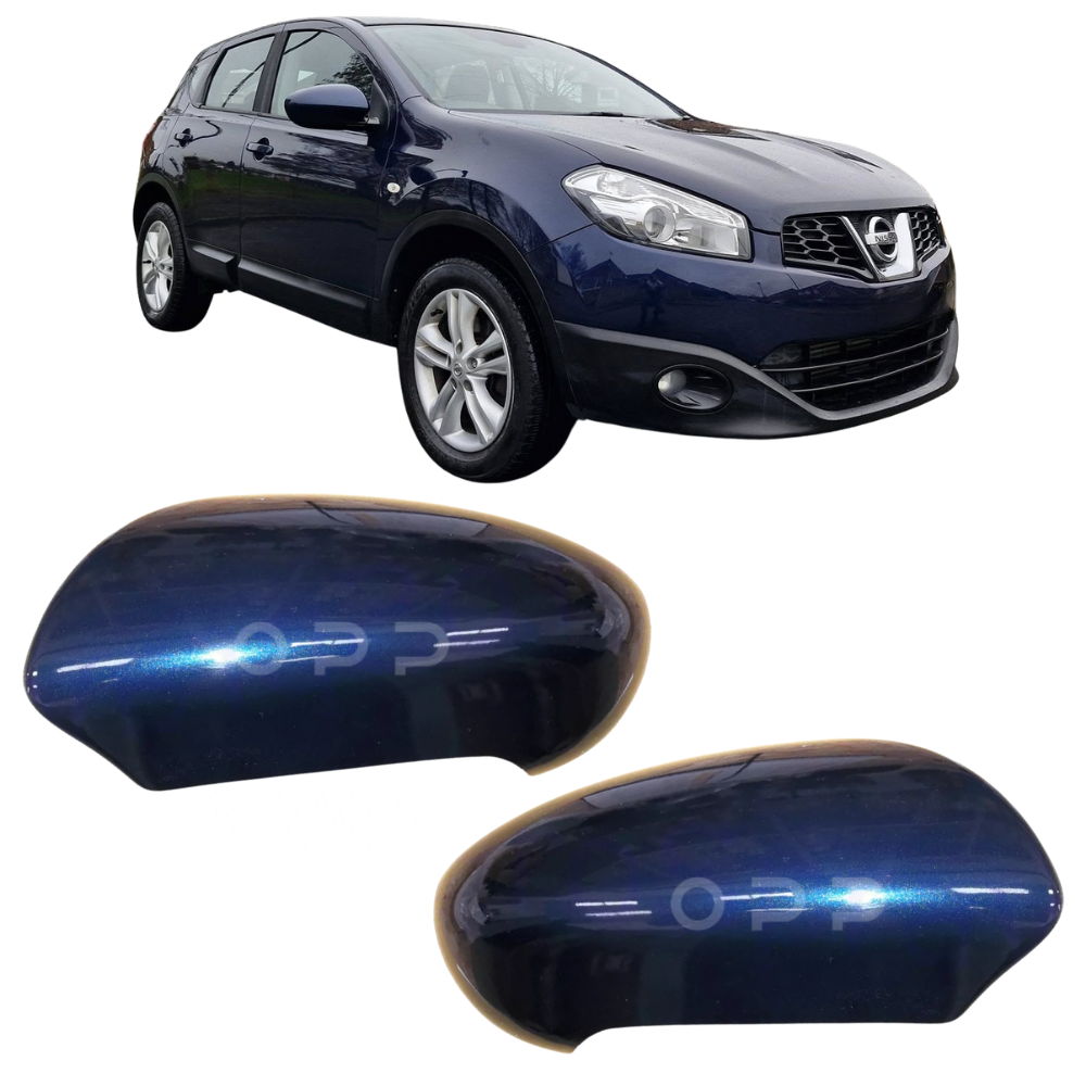 Nissan Qashqai 2006-2014 Door Wing Mirror Cover Painted Majestic Blue BW9