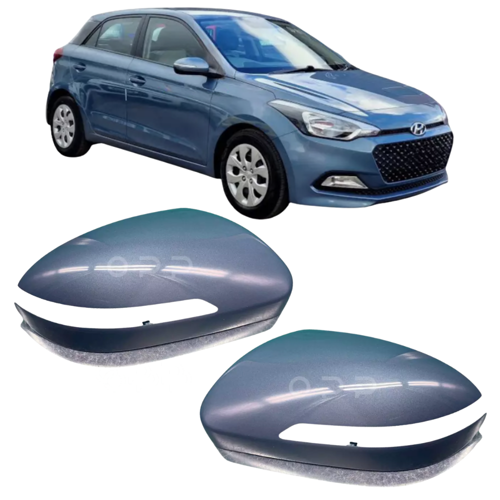 Hyundai i20 2015-2020 Door Wing Mirror Cover Painted Aqua Sparkling Blue
