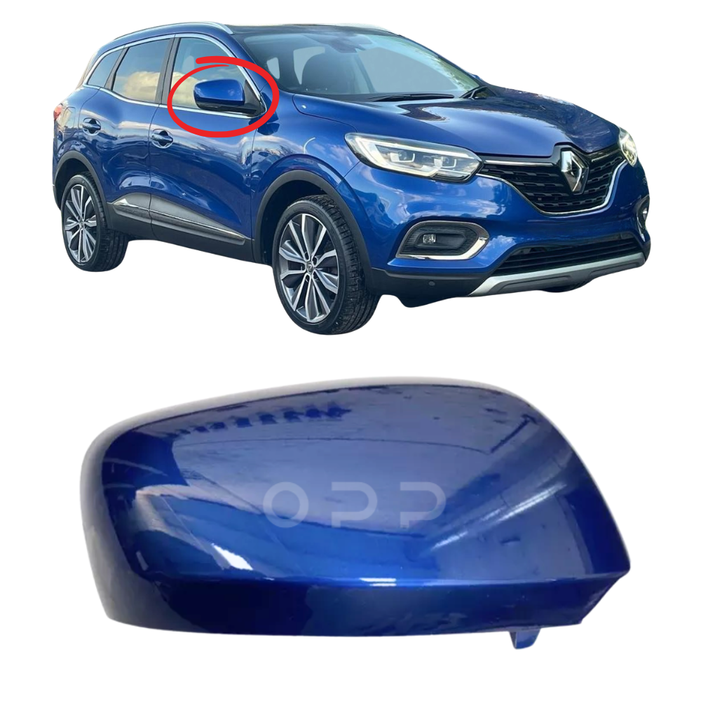 Renault Kadjar 2015-2023 Door Wing Mirror Cover Painted Blue RQH