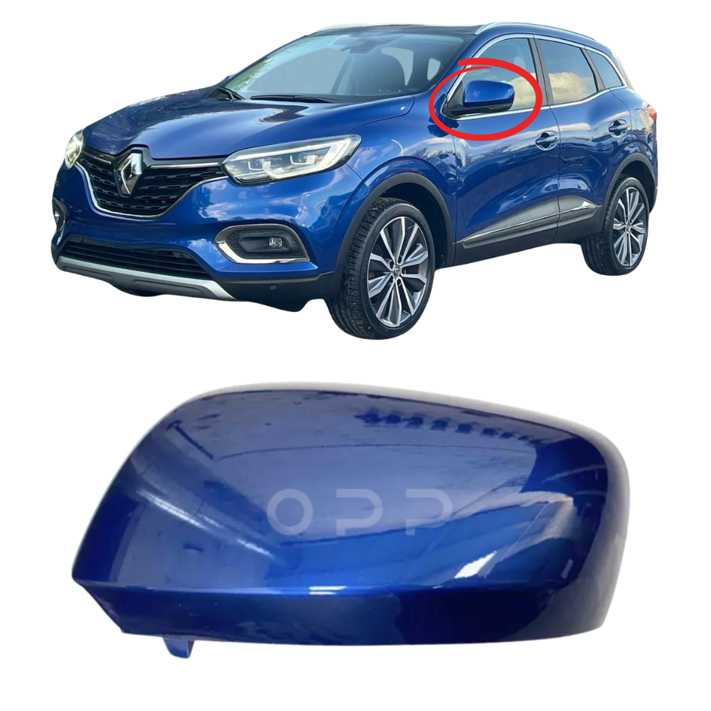 Renault Kadjar 2015-2023 Door Wing Mirror Cover Painted Blue RQH