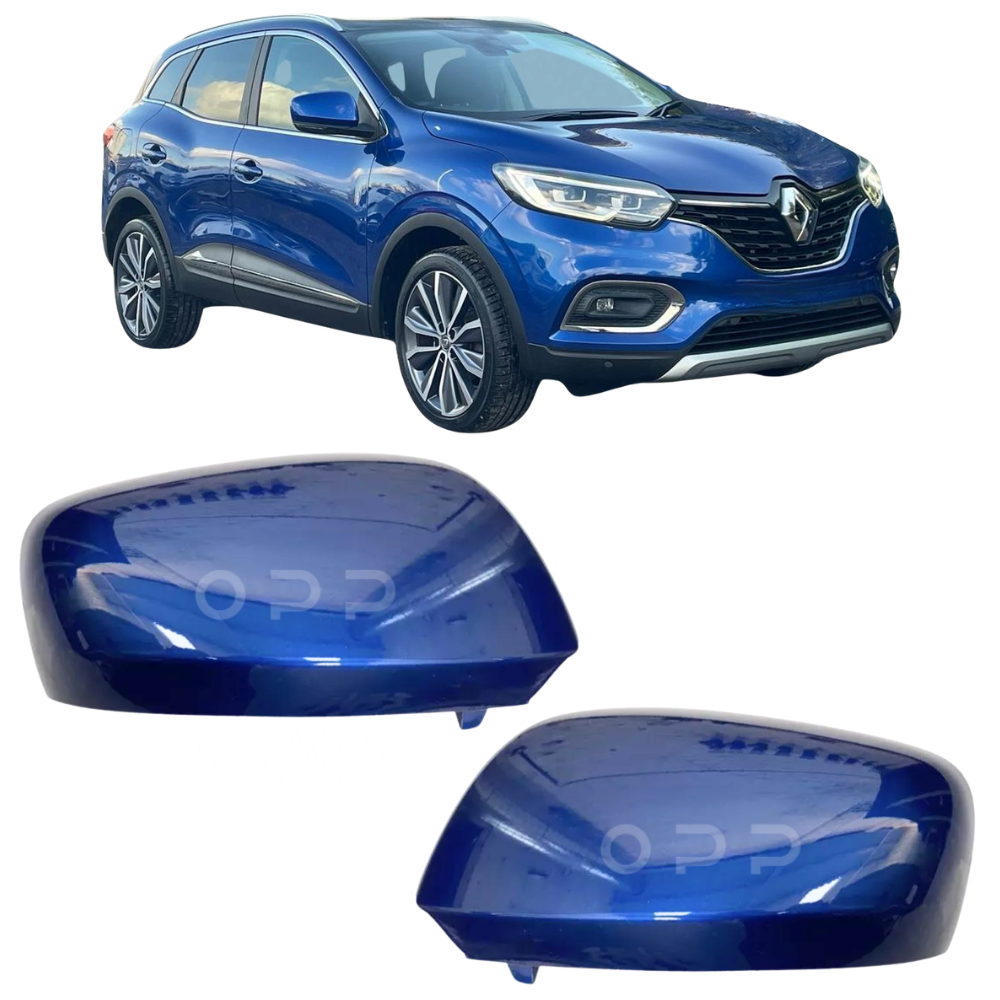 Renault Kadjar 2015-2023 Door Wing Mirror Cover Painted Blue RQH