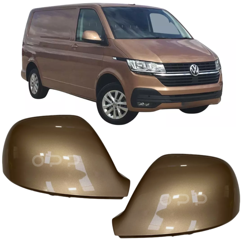 VW T6.1 Transporter 2020-2024 Door Wing Mirror Cover Painted Copper Bronze LT8T