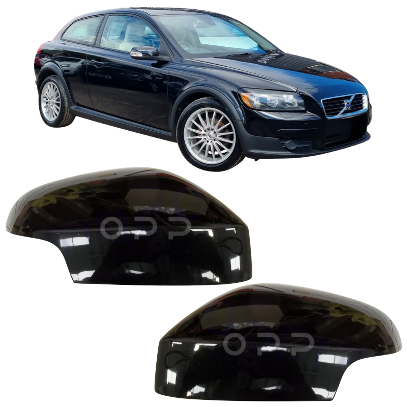 Volvo C30 2007-2009 Door Wing Mirror Cover Painted Sapphire Black