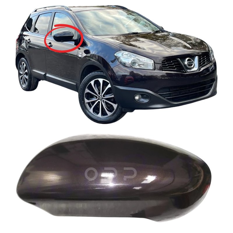 Nissan Qashqai 2006-2014 Door Wing Mirror Cover Painted Nightshade Purple GAB