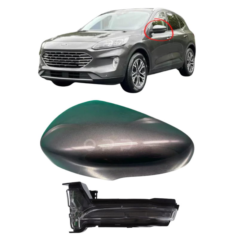 Ford Kuga 2019- Door Wing Mirror Cover & Indicator Painted Magnetic Grey