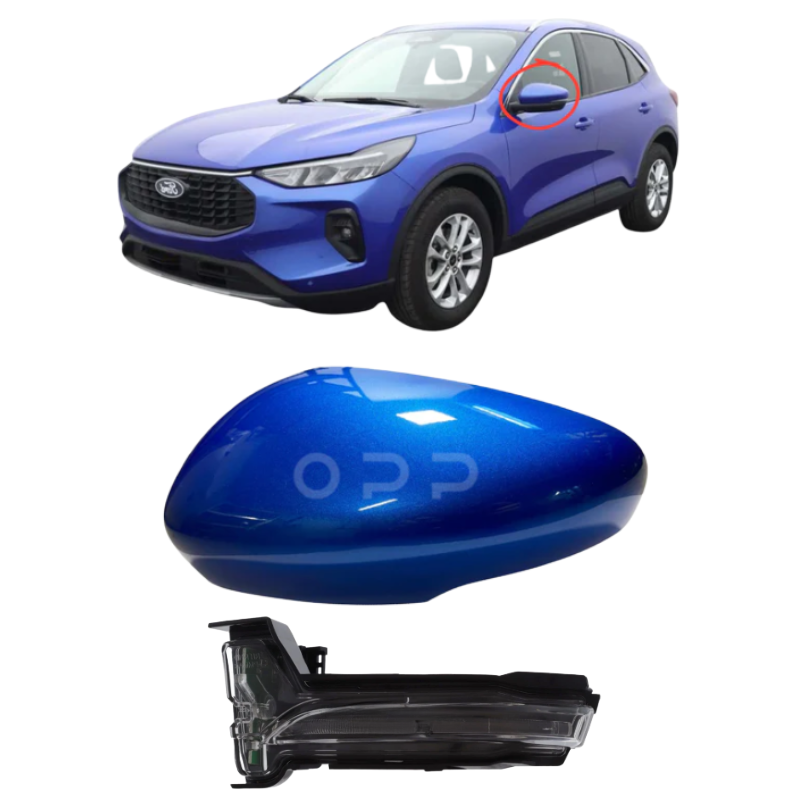 Ford Kuga 2019- Door Wing Mirror Cover & Indicator Painted Desert Island Blue