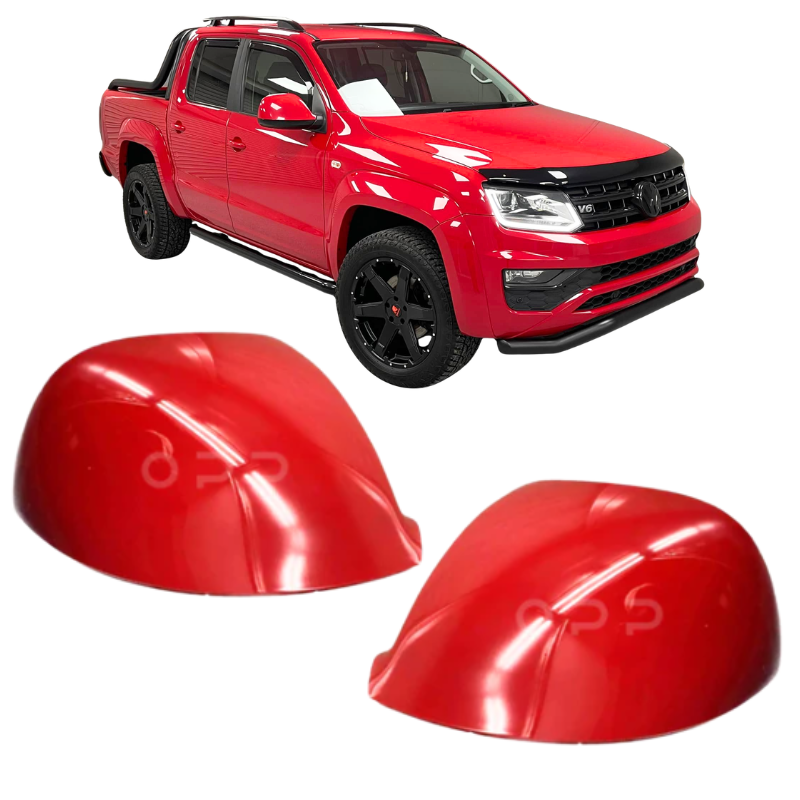 VW Amarok 2010-2021 Door Wing Mirror Cover Painted Tornado Red LY3D