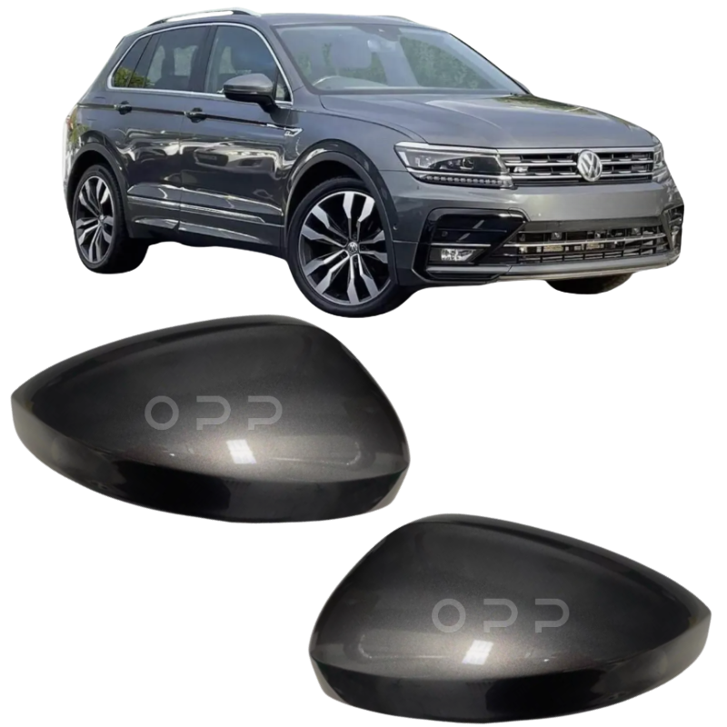 VW Tiguan 2017-2022 Door Wing Mirror Cover Painted Indium Grey LR7H