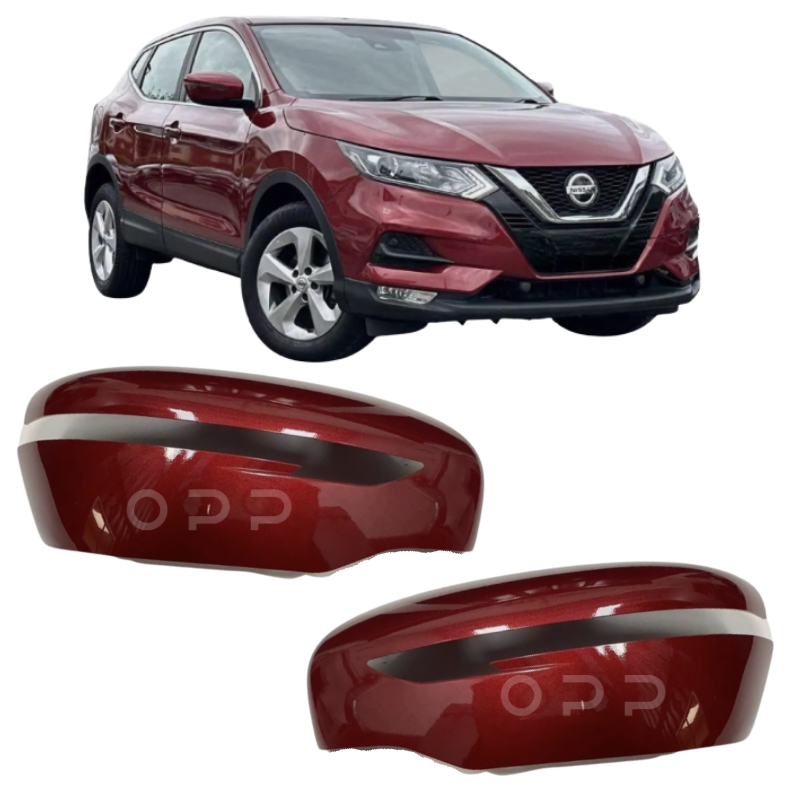 Nissan Qashqai 2014-2021 Door Wing Mirror Cover Painted Magnetic Red NAJ
