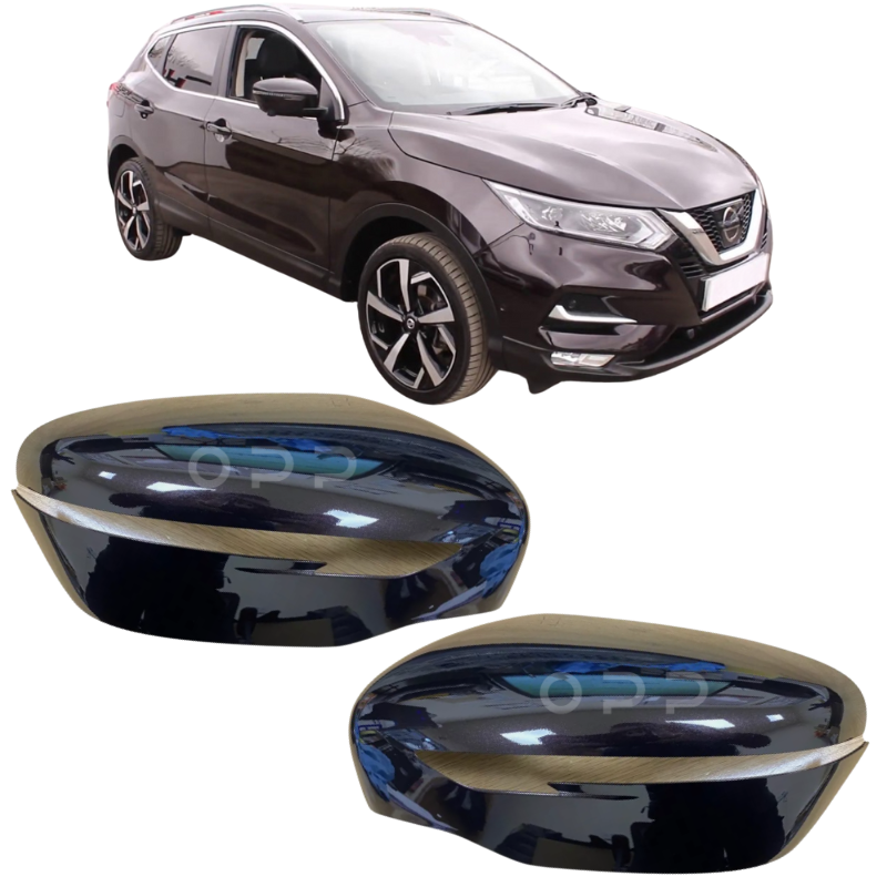 Nissan Qashqai 2014-2021 Door Wing Mirror Cover Painted Nightshade Purple GAB