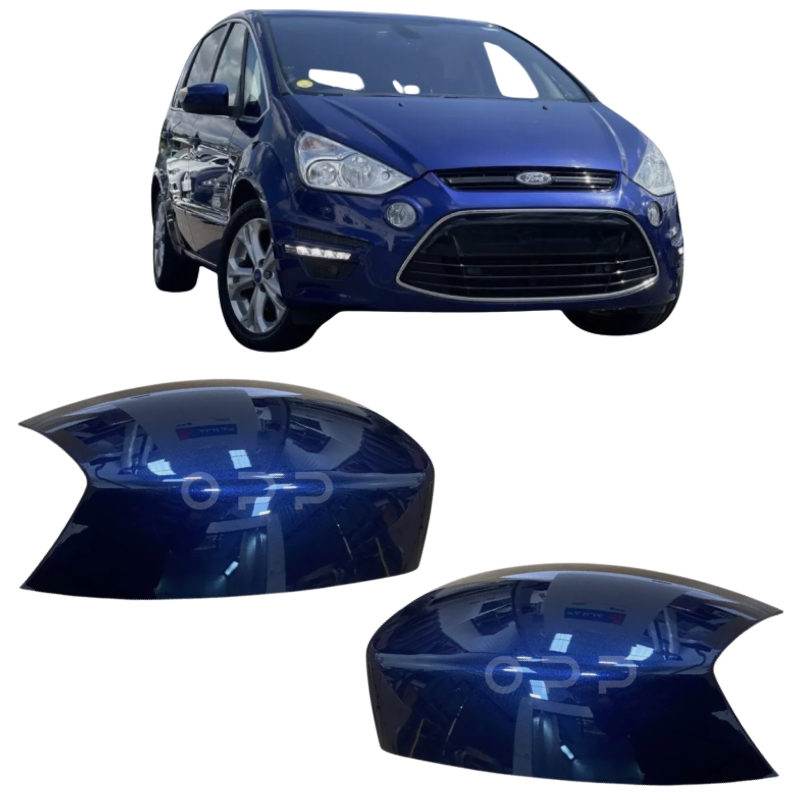 Ford S-Max 2006-2016 Door Wing Mirror Cover Painted Ink Blue