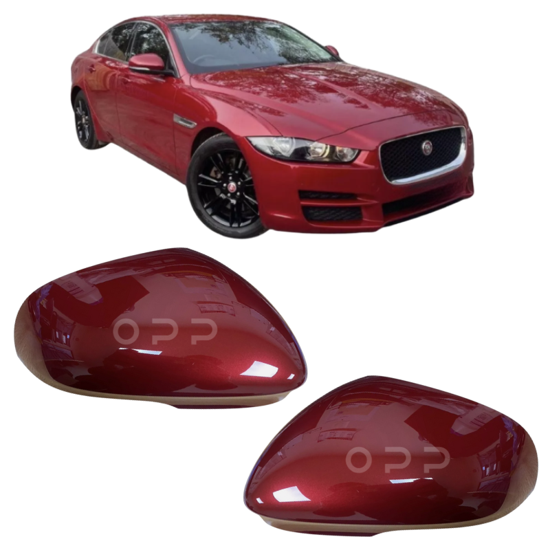 Jaguar XE 2015- Door Wing Mirror Cover Painted Firenze Red
