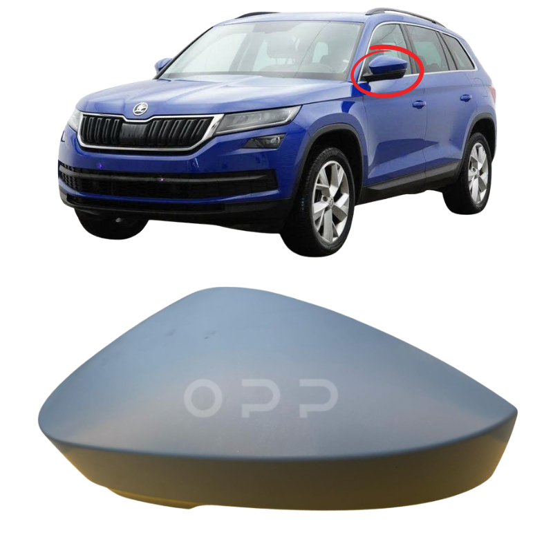 Skoda Kodiaq 2016-2022 Door Wing Mirror Cover Painted