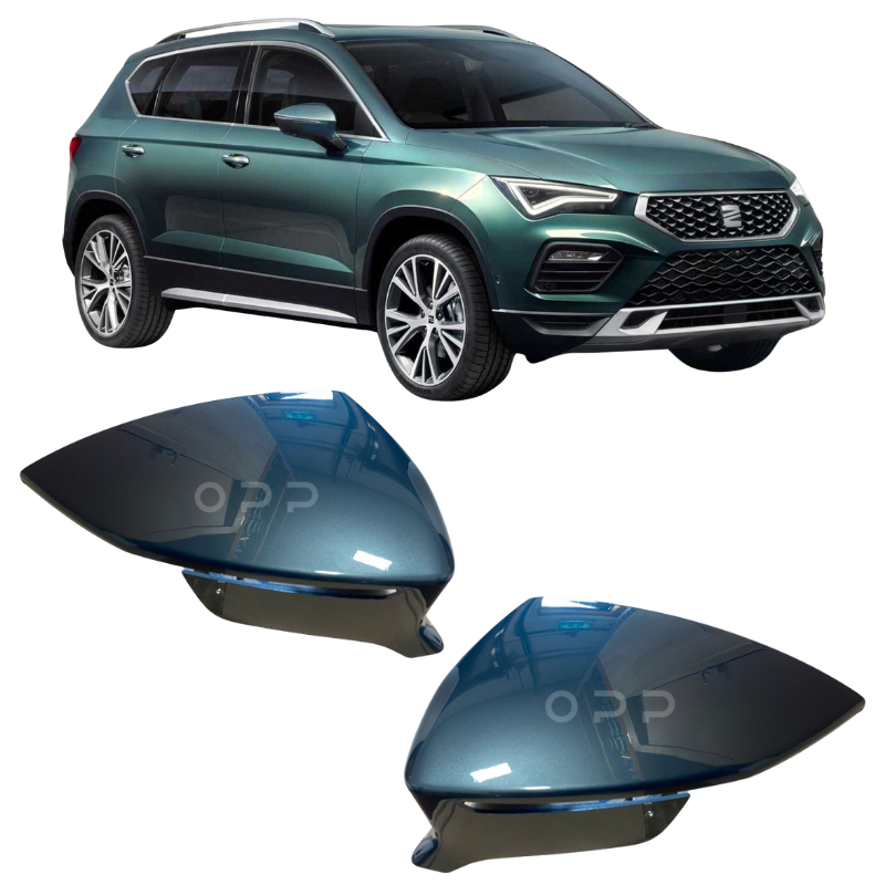Seat Ateca 2016- Door Wing Mirror Cover Painted Camouflage Green